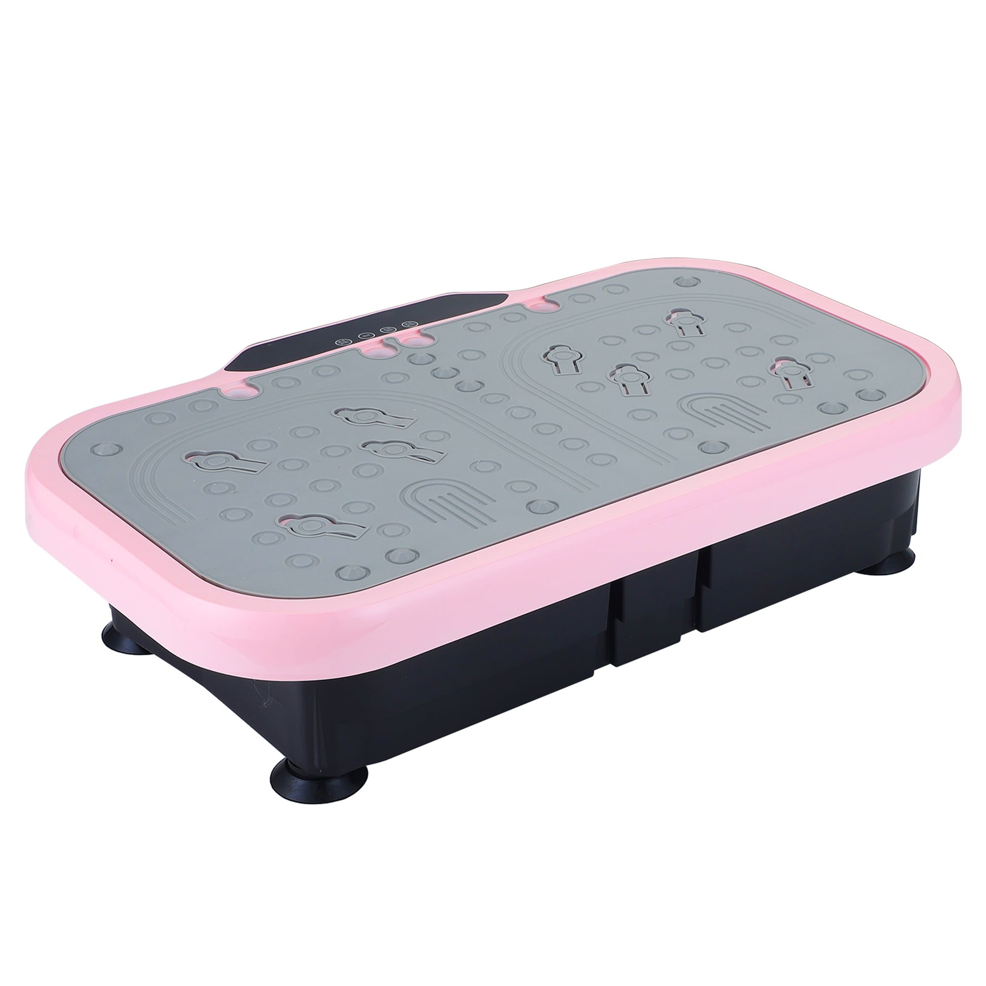 Vibration Plate Fitness Platform With Handle Whole Body Exercise Machine With 120 Speed Levels, Lymphatic Drainage, Fat Burning, And Weight Loss, Perfect For Women, Men, And Home Gym Exercise_voghion.com